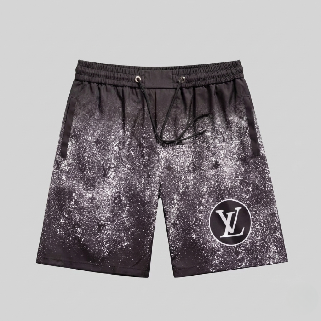Black Bleached-Effect Monogram Swimsuit