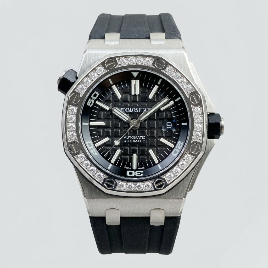 AP Royal Oak Offshore Diver Diamond Bezel Rubber