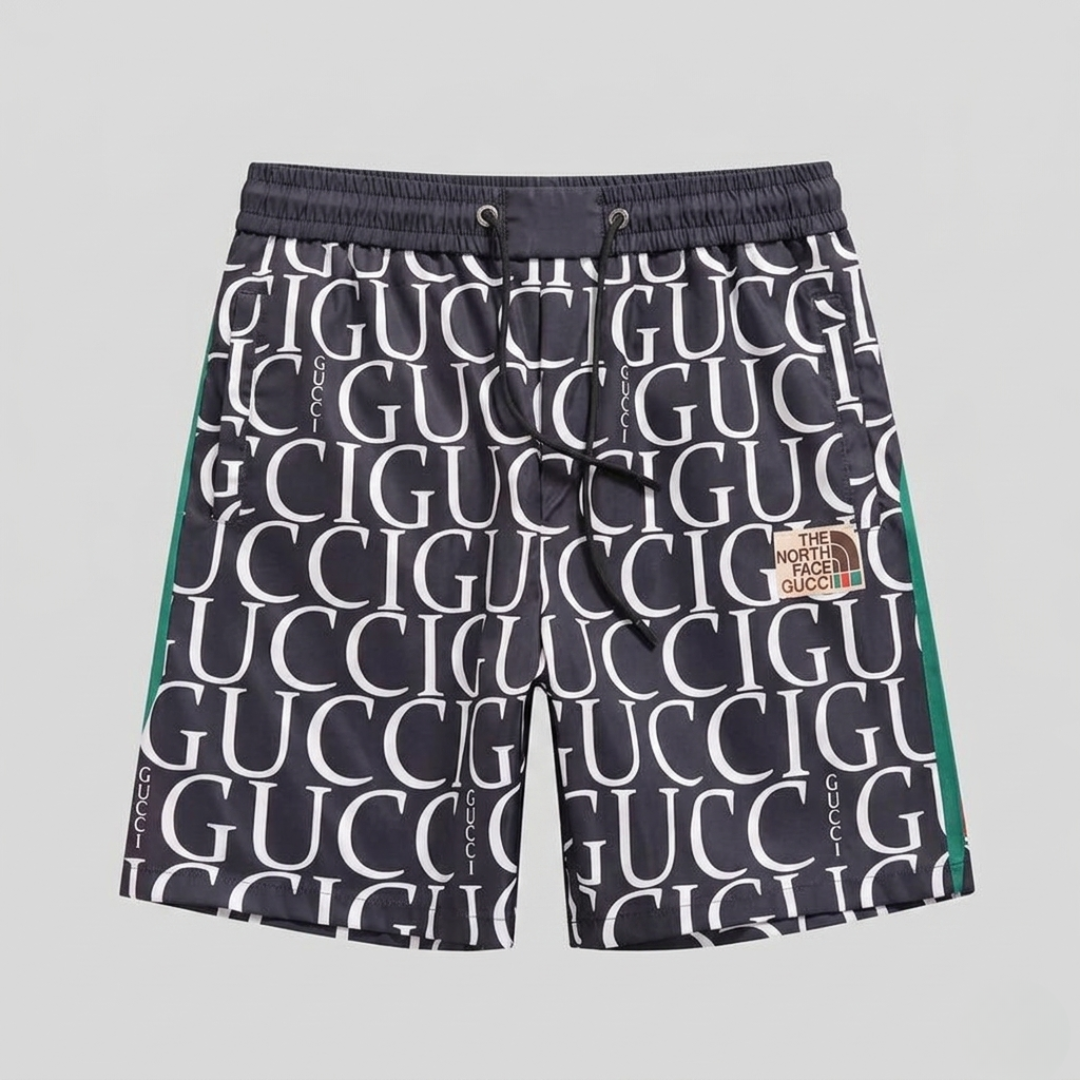 Costume da Bagno Stampa Logo TNF x GG Nero