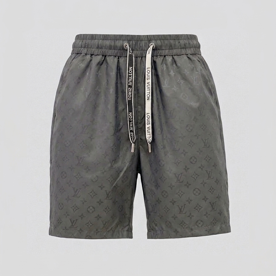 Swimsuit Tonal Jacquard Monogram Anthracite