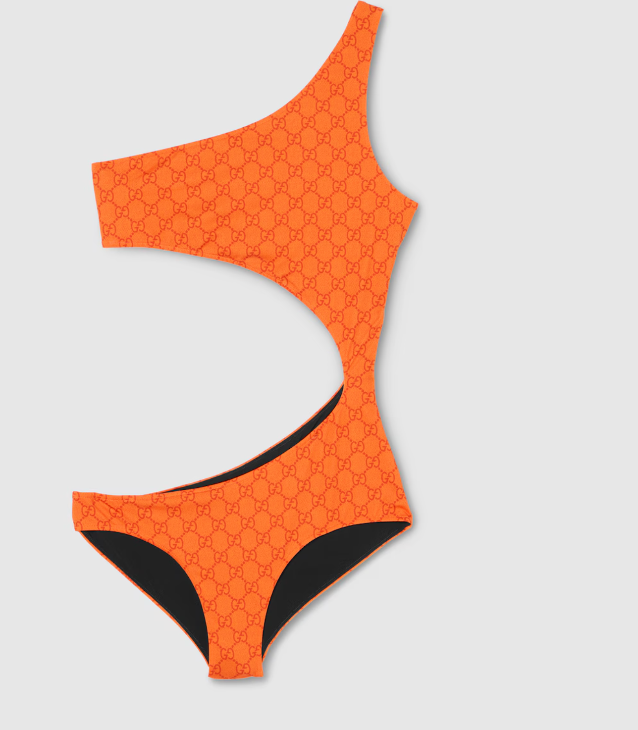 Body in jersey stretch stampato arancione