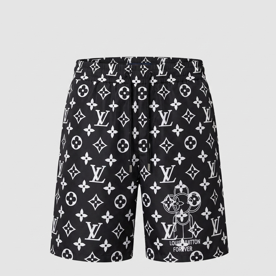 Costume da Bagno Forever Monogram Nero/Bianco