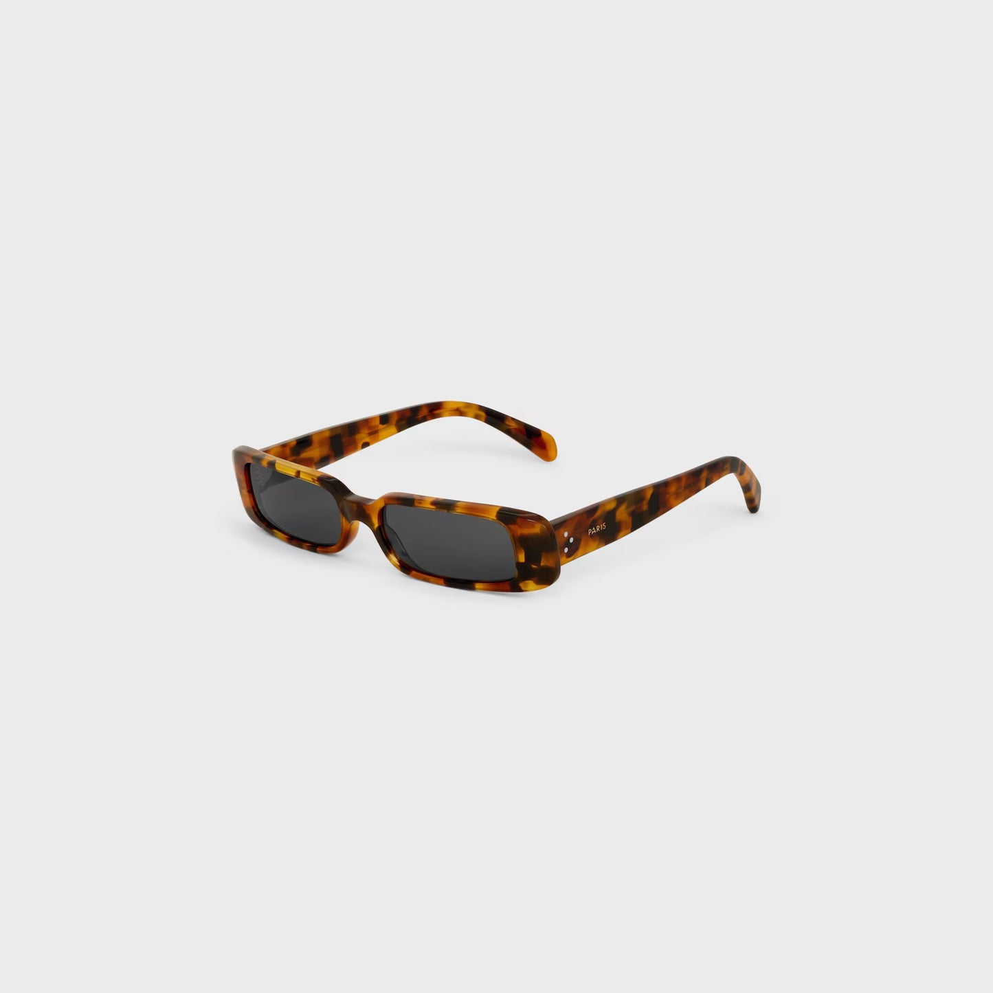 Occhiali da sole rettangolari S343 in acetato AVANA MACULATO donna