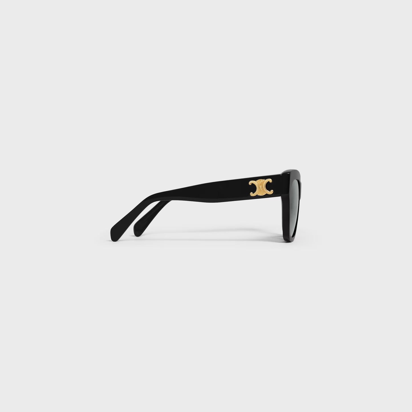Occhiali da sole Triomphe 09 in acetato nero donna