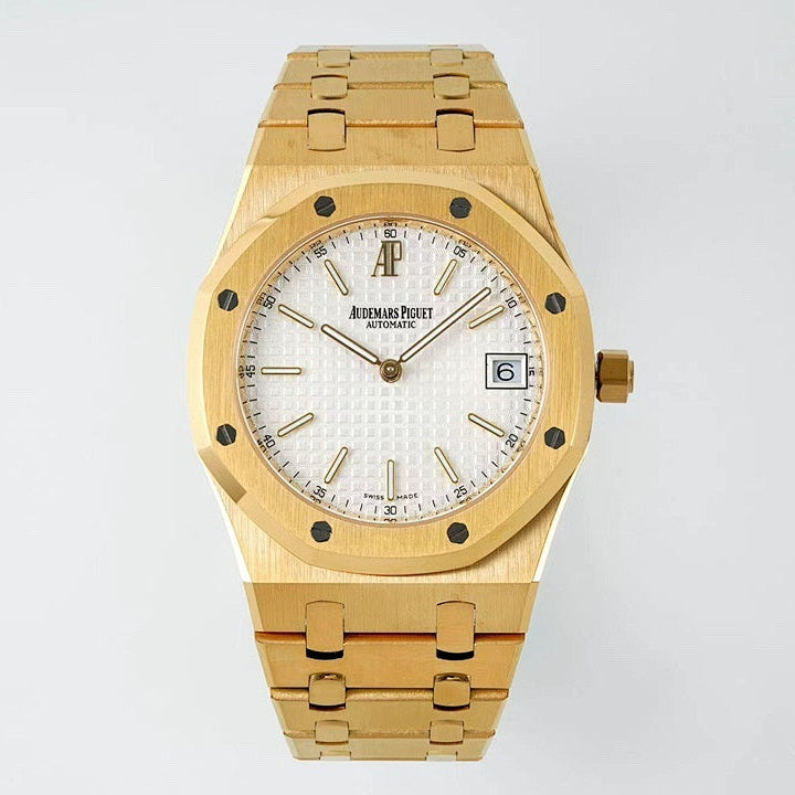 AP Royal Oak Yellow Gold Silver Dial