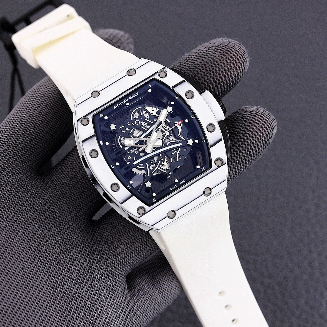 RM Steel Color Case with White Strap