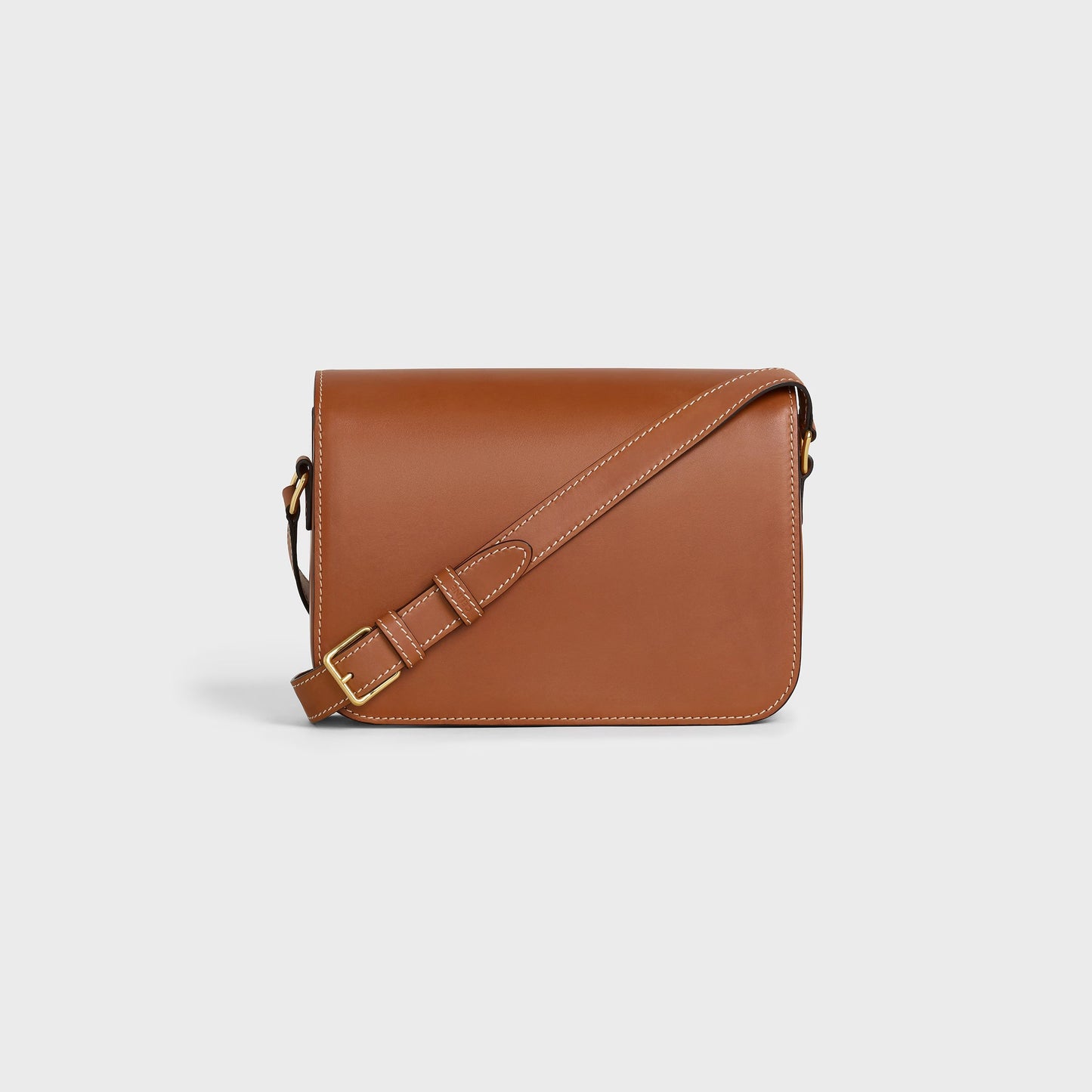 CLASSIQUE TRIOMPHE BAG IN Natural Calfskin Tan