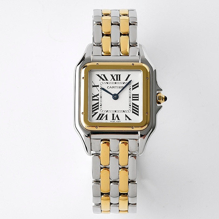 Panthère de CT Medium Model Yellow Gold and Stainless Steel Case