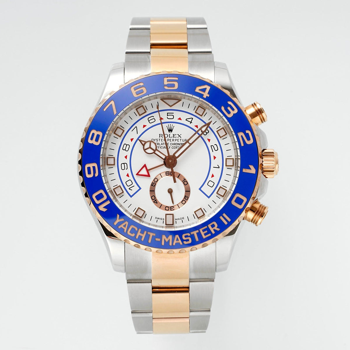 Yacht-Master II Two-Tone Everose Gold Blue Bezel