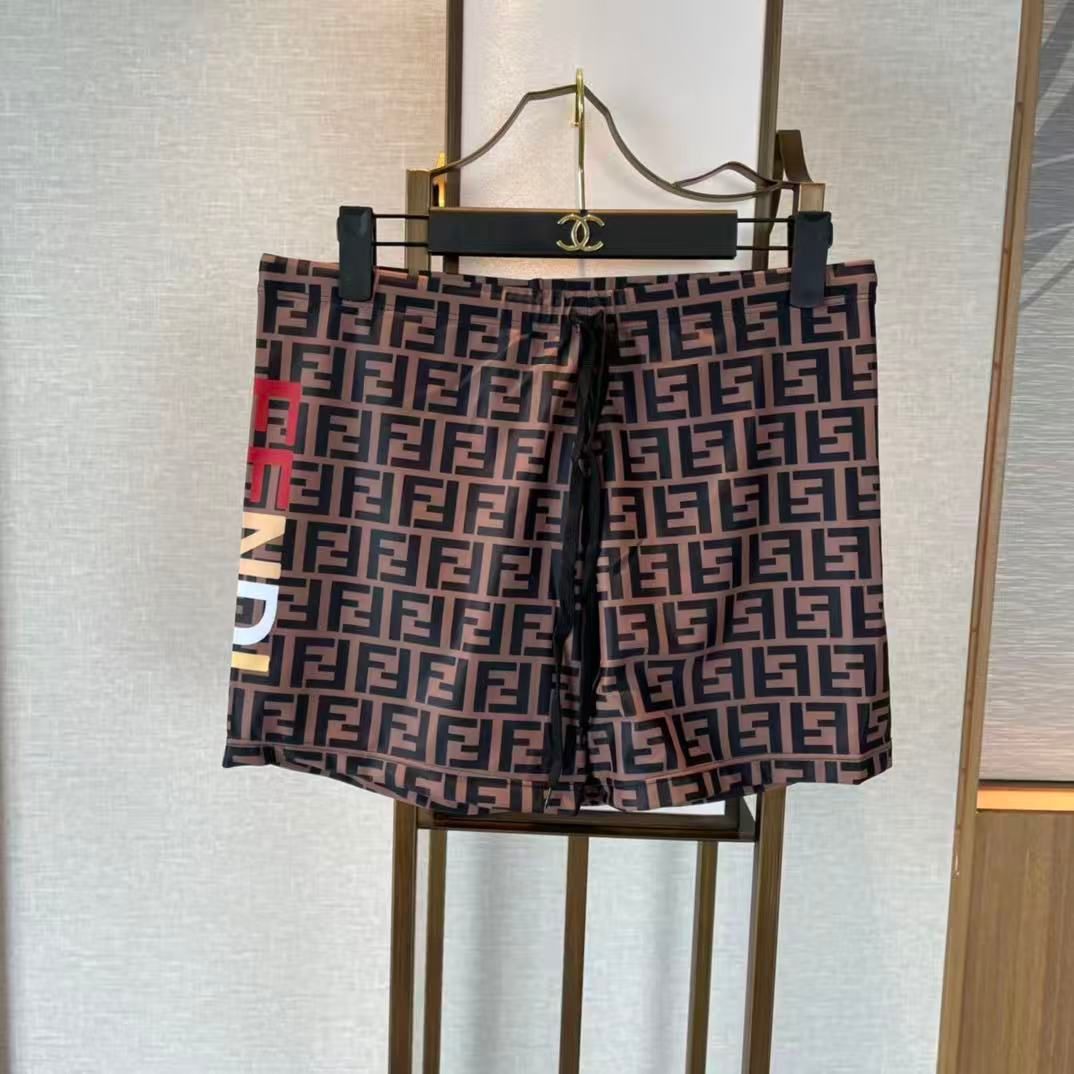 Costume da bagno con Coulisse e Motivo Logo FF
