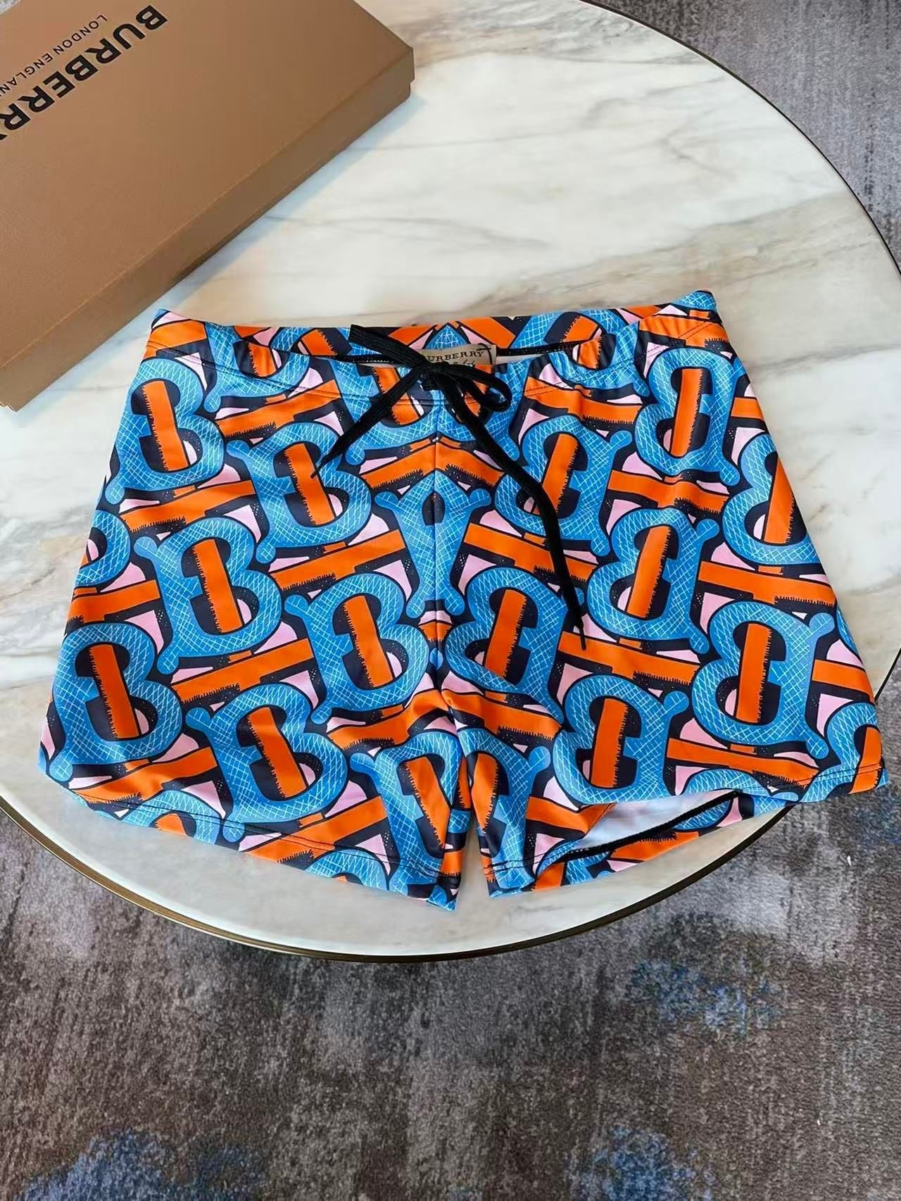 Costume da bagno con Stampa Monogram TB