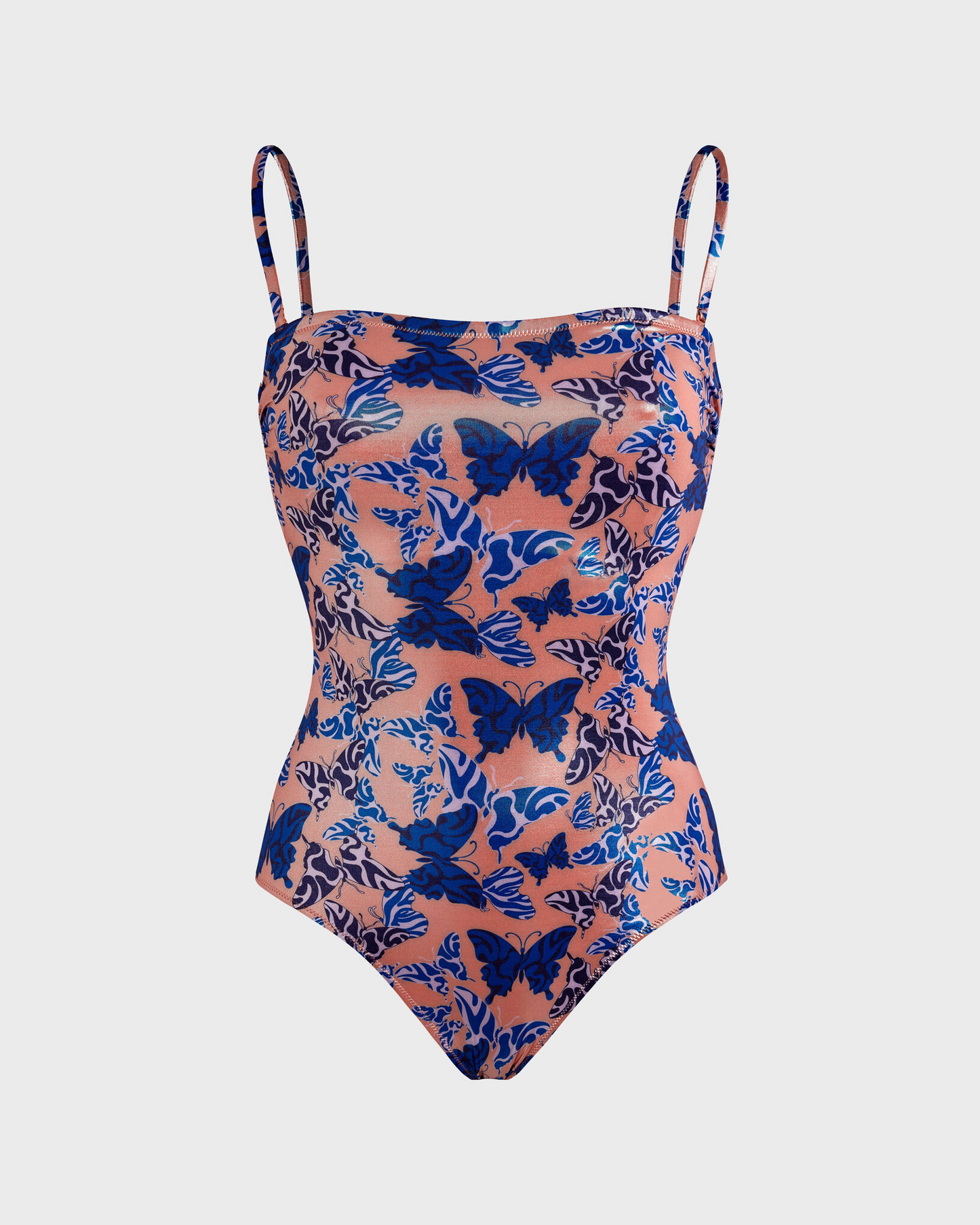 Costume intero donna a corpetto Disco Butterfly blush