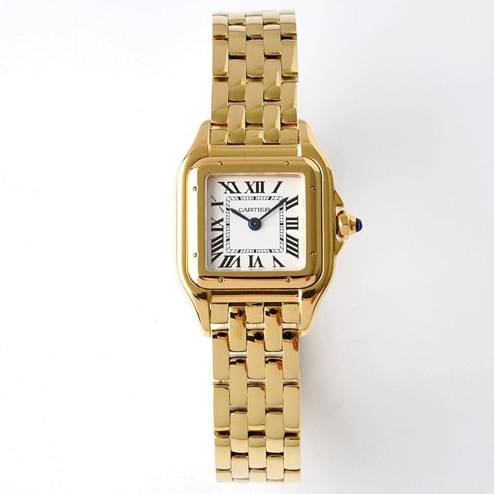 Panthère de CT Small Model Yellow Gold Color Case and Solid Gold Color Bracelet
