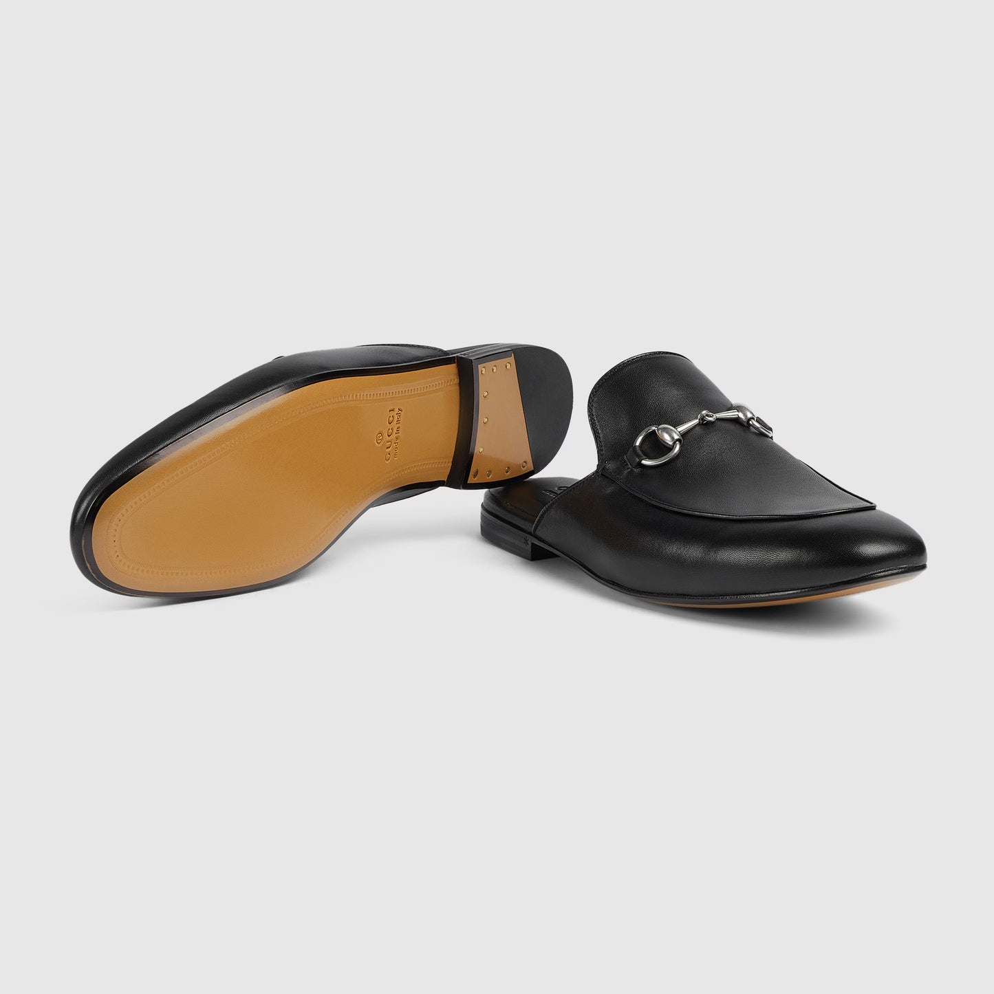 Sabot uomo con Morsetto in pelle nera
