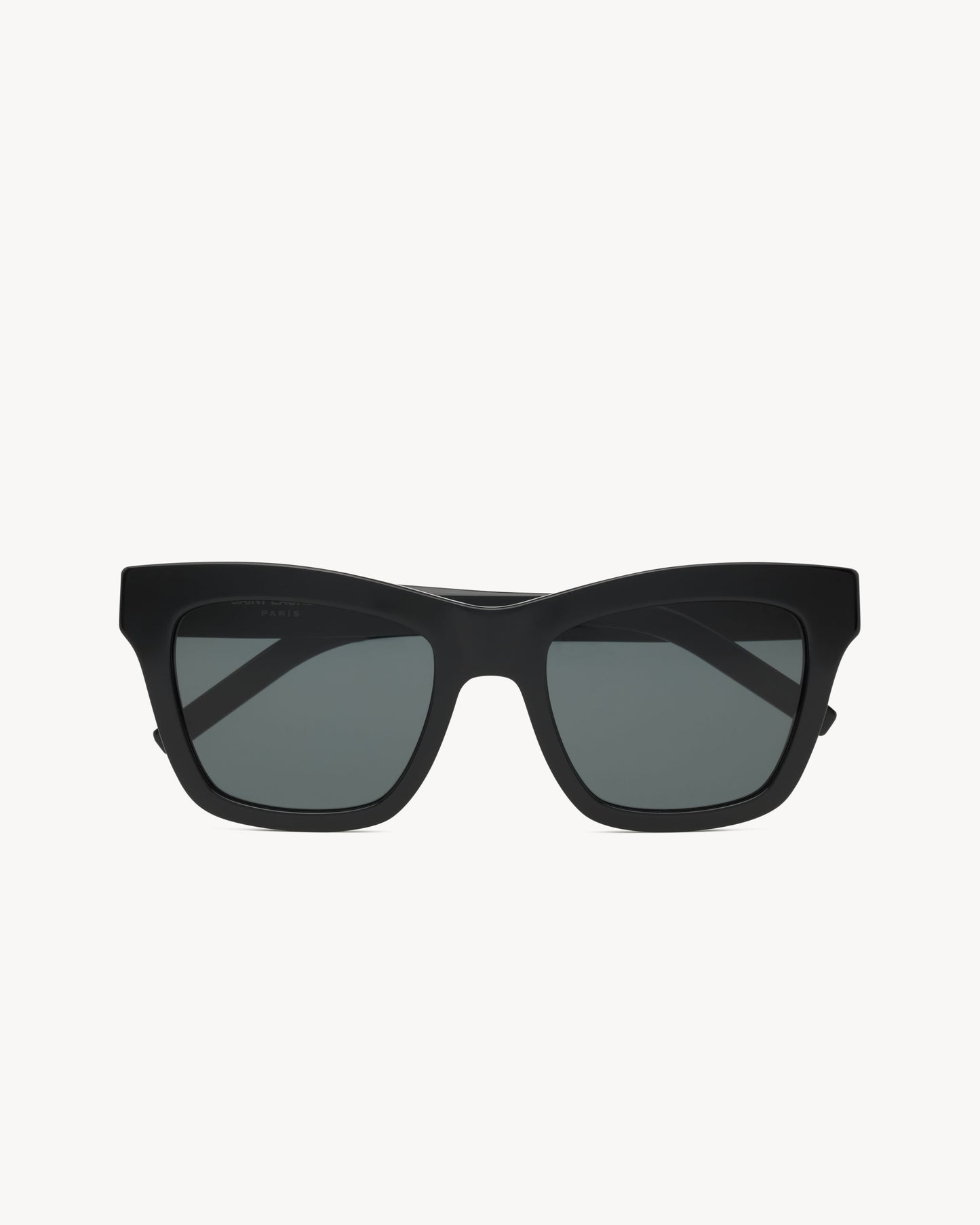 Women's black acetate square frame sunglasses