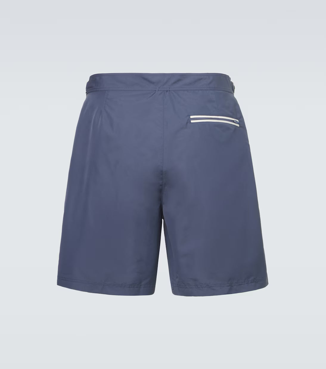 Costume da bagno con logo denim blu