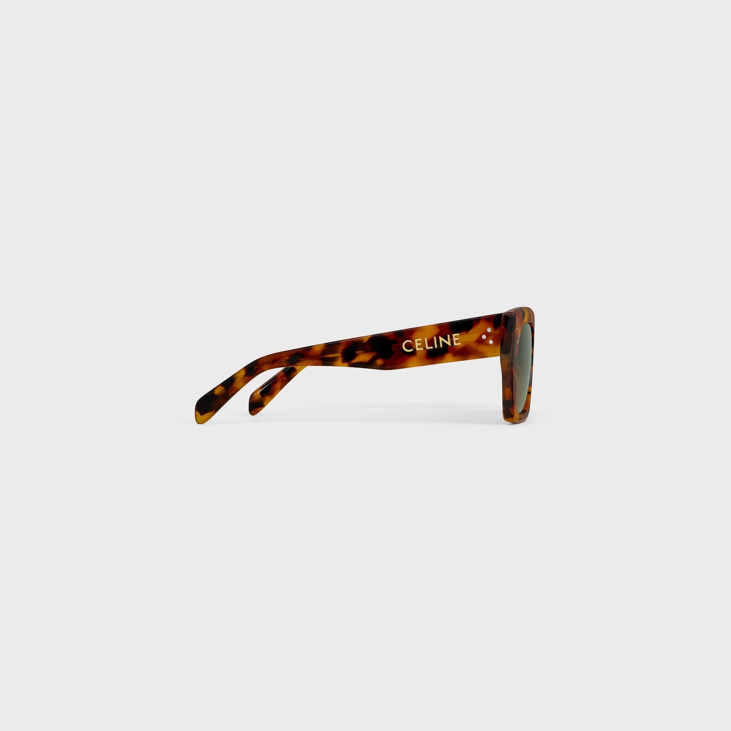 Occhiali da sole cat-eye S342 in acetato avana maculato donna