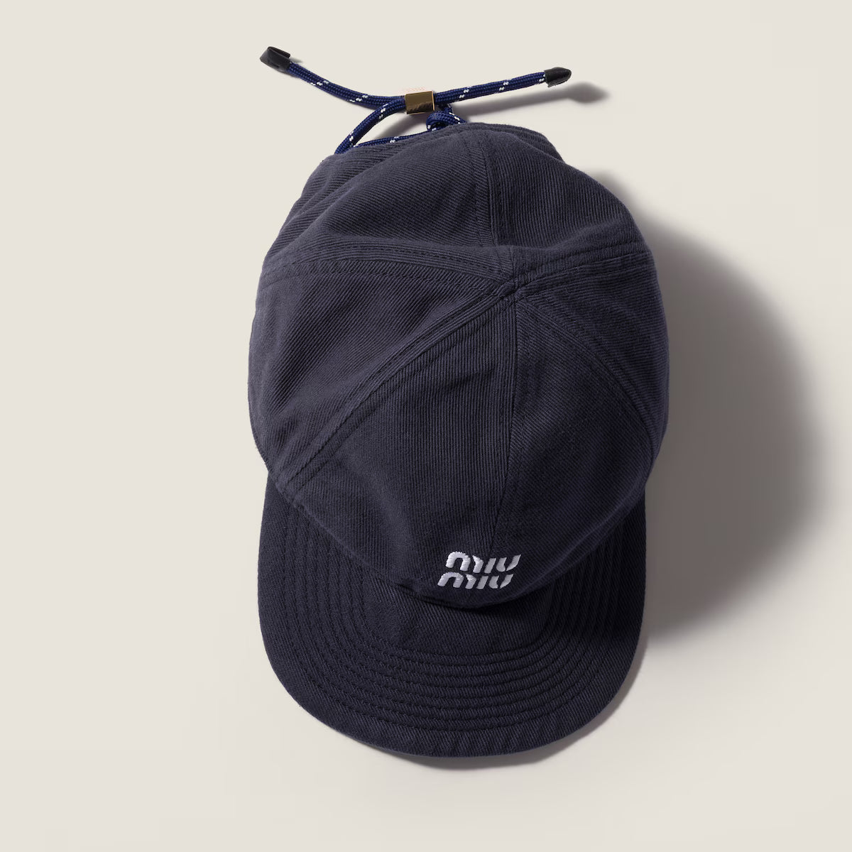 Dark Blue Denim Baseball Cap