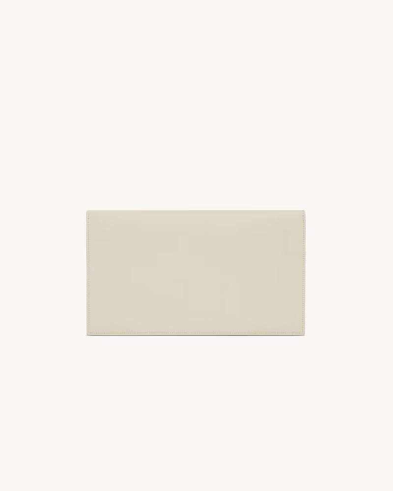 Pochette UPTOWN in pelle goffrata grain de poudre