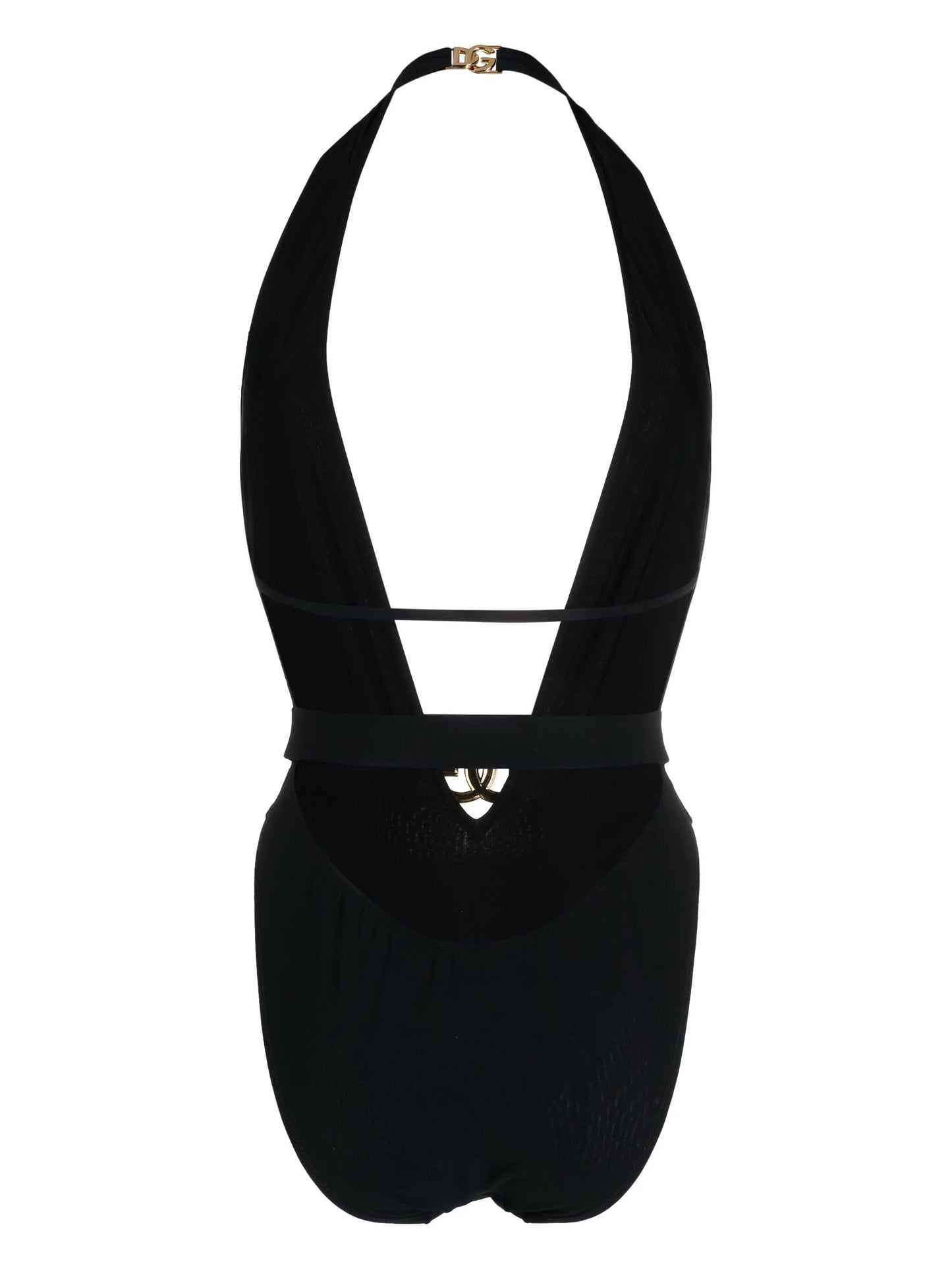 Costume intero con logo e placca nero