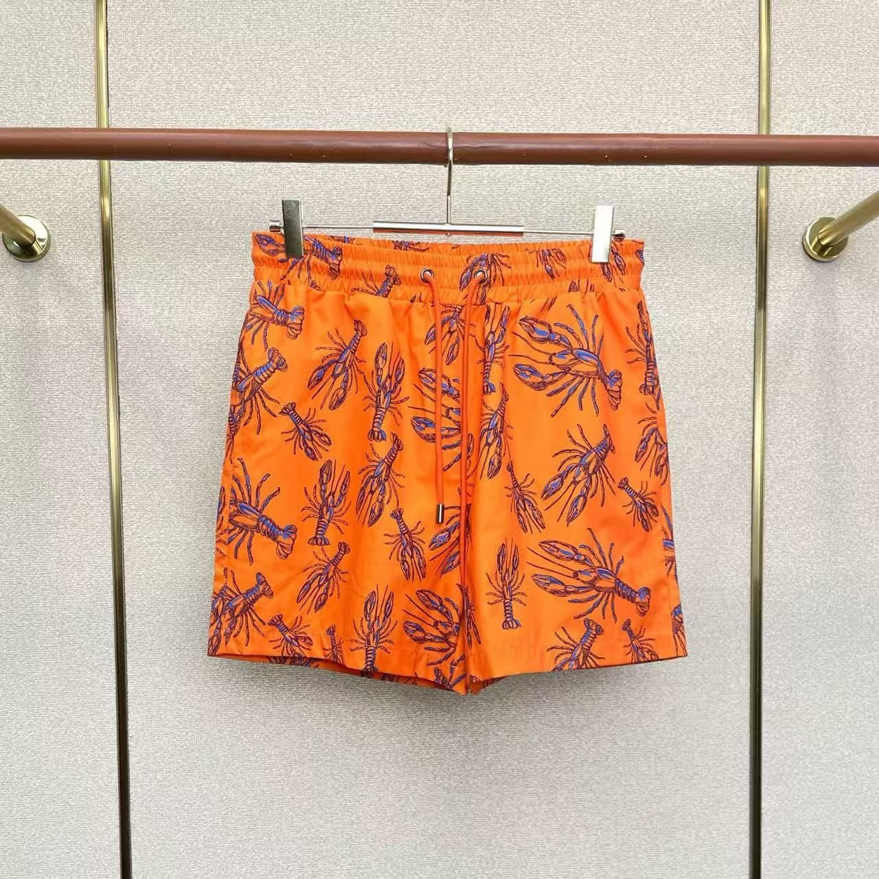 Costume da Bagno Stampa Aragoste Arancione
