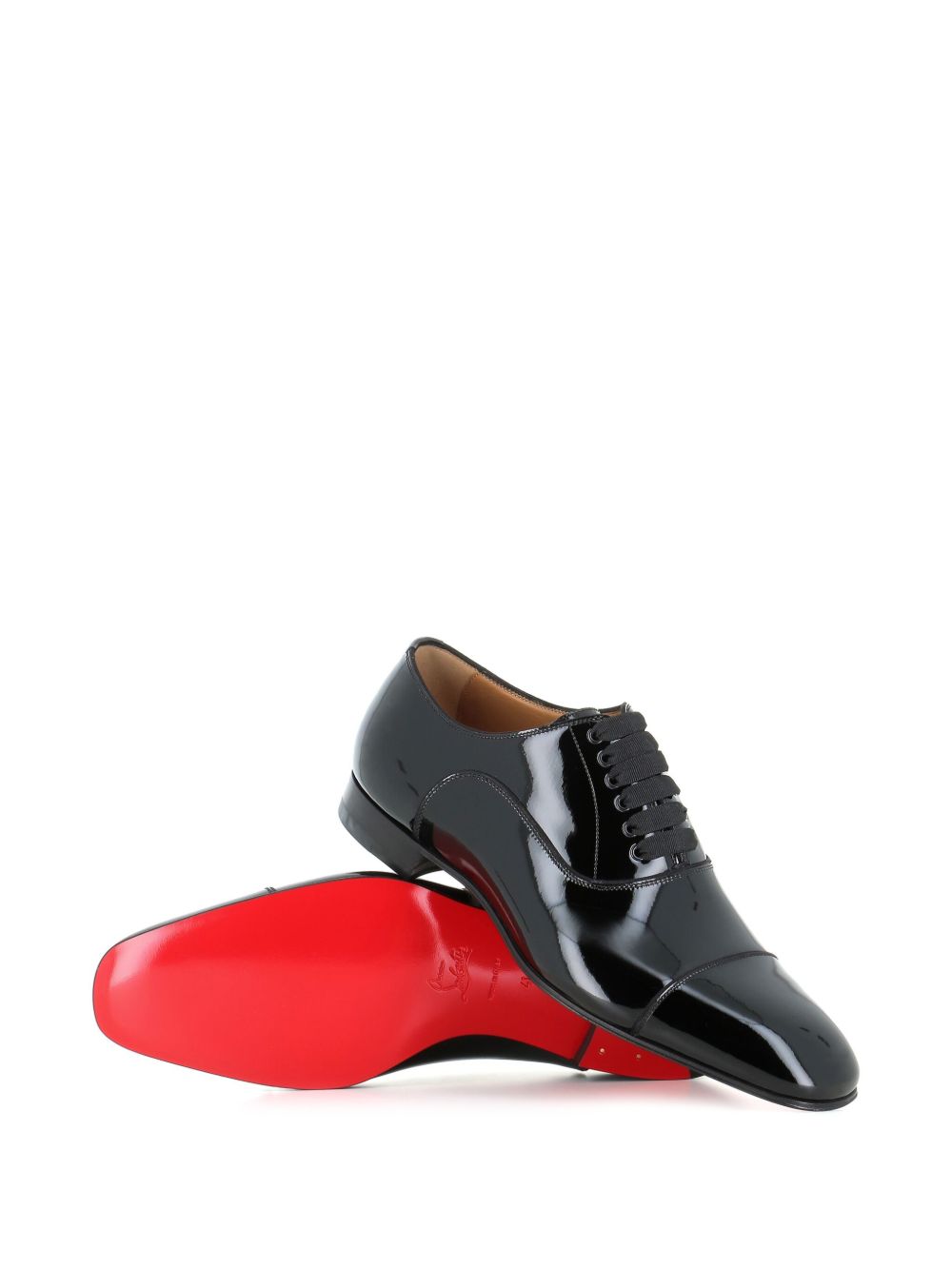 Greggo Schnürschuhe aus schwarzem Leder