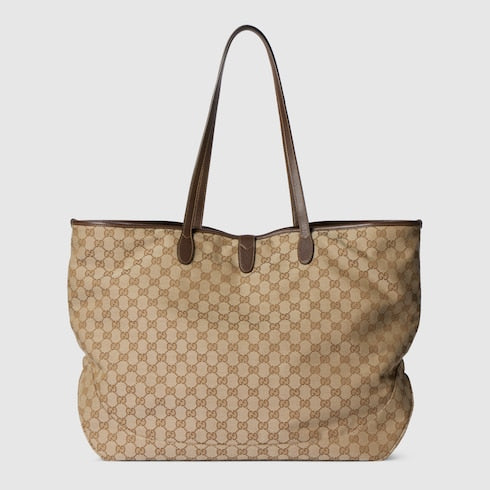 GG Jackie Shopper, große Größe, aus beigem und braunem Stoff