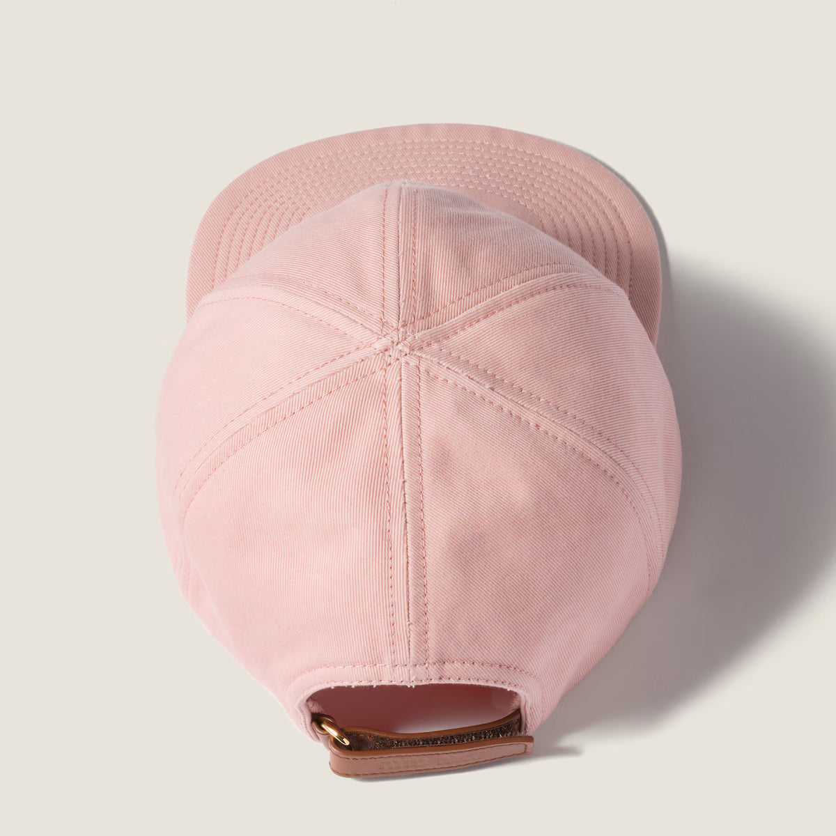 Cappello da baseball in drill Cipria
