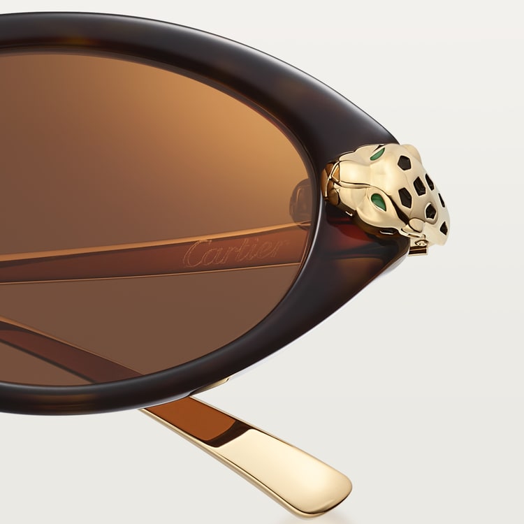Women's Panthère de CT tortoiseshell acetate sunglasses