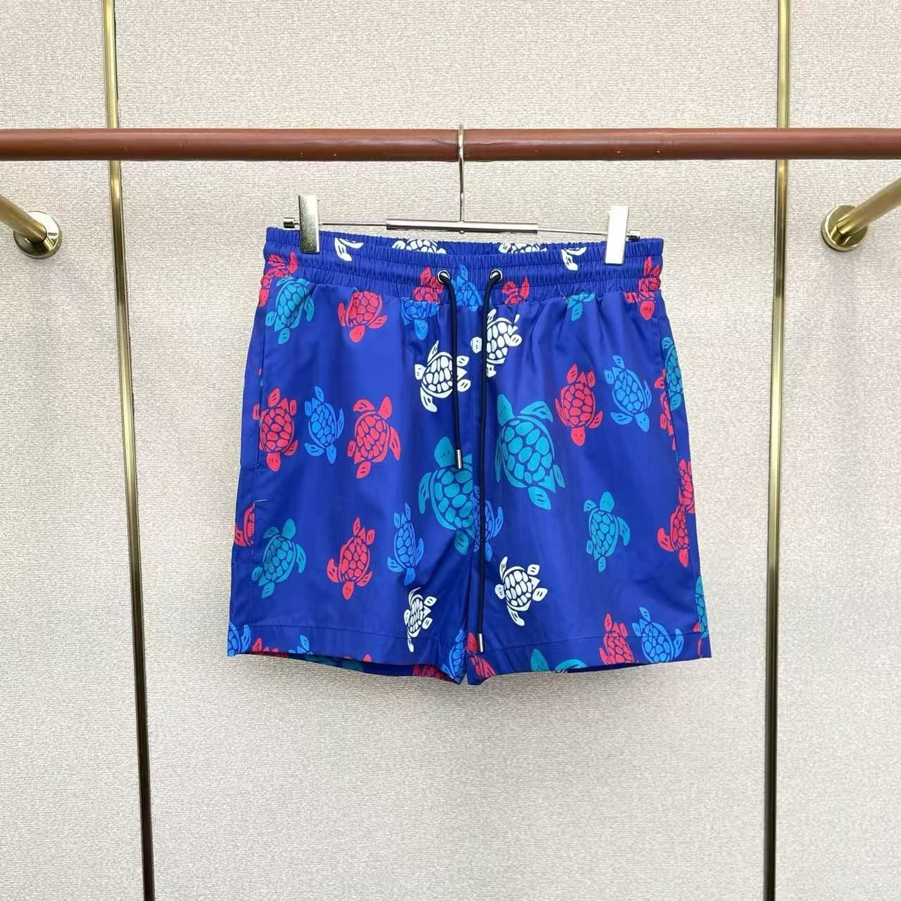 Costume da Bagno Stampa Tartarughe Multicolore Blu Reale