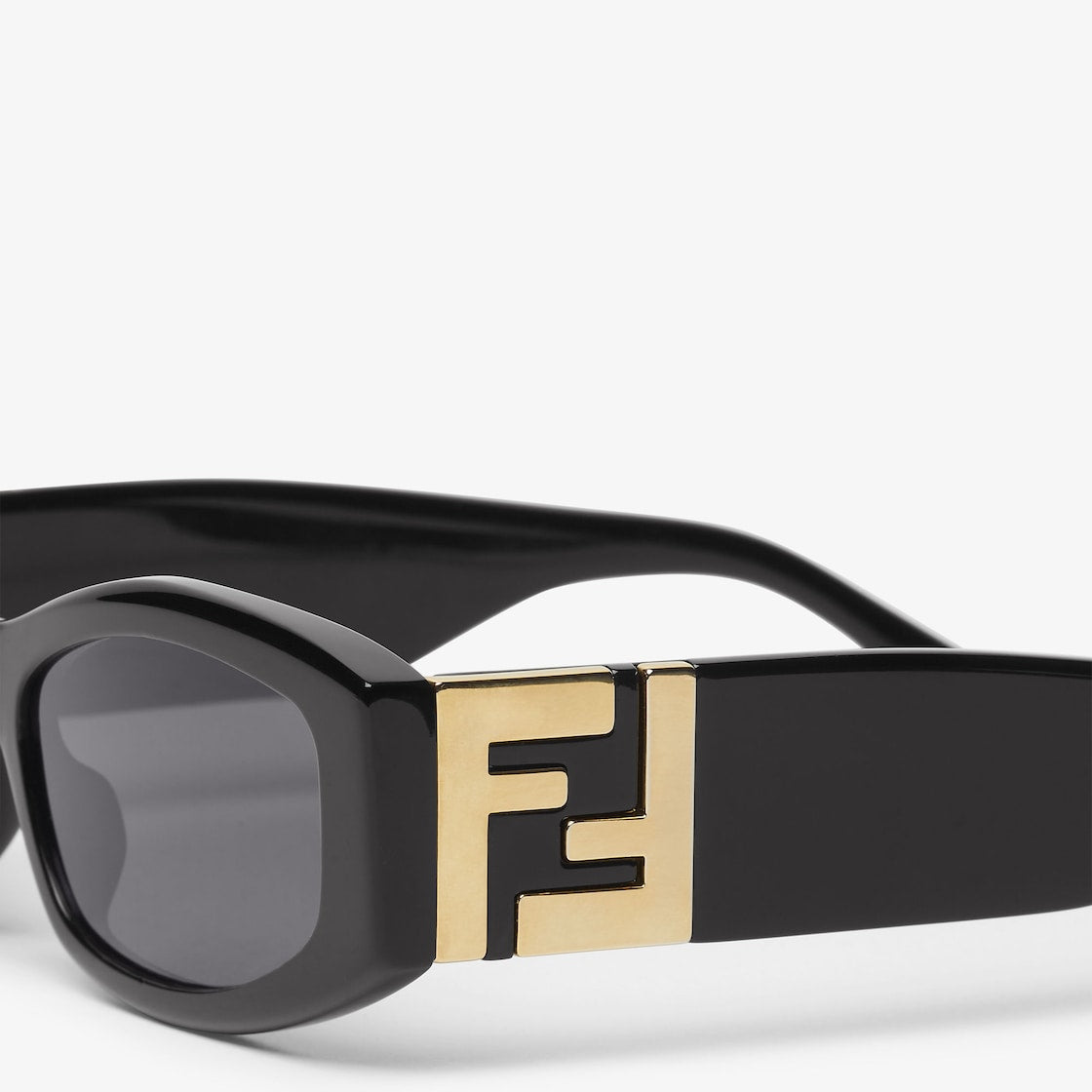 Women's Forever sunglasses in black acetate