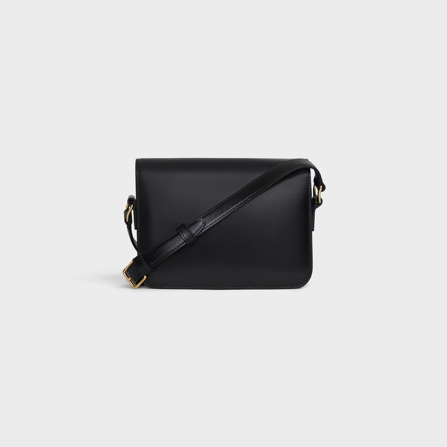 Borsa Teen Triomphe in pelle di vitello lucida Nero