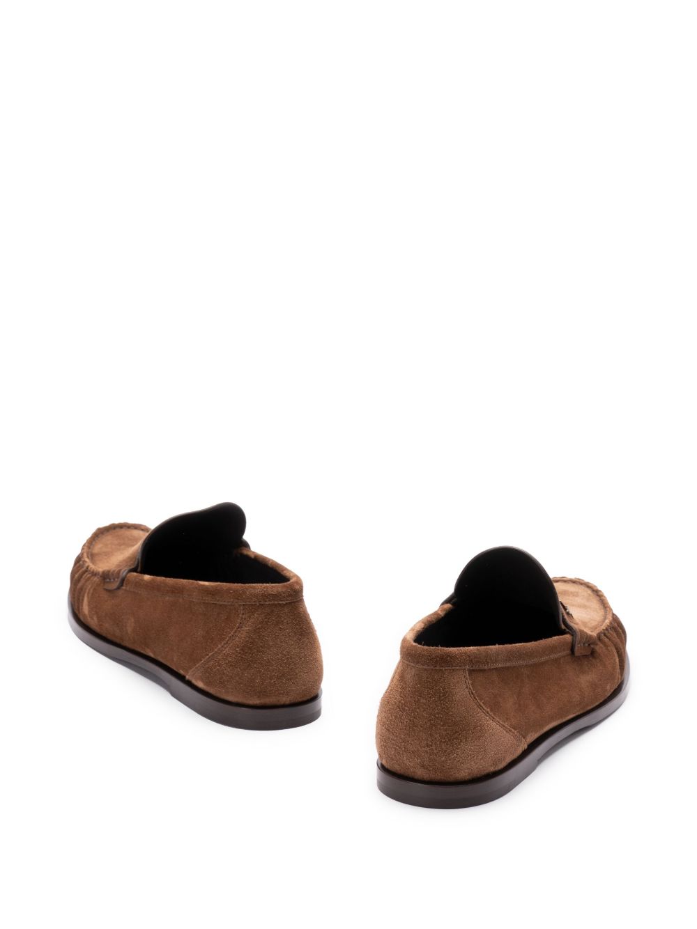 Brown Suede Loafers