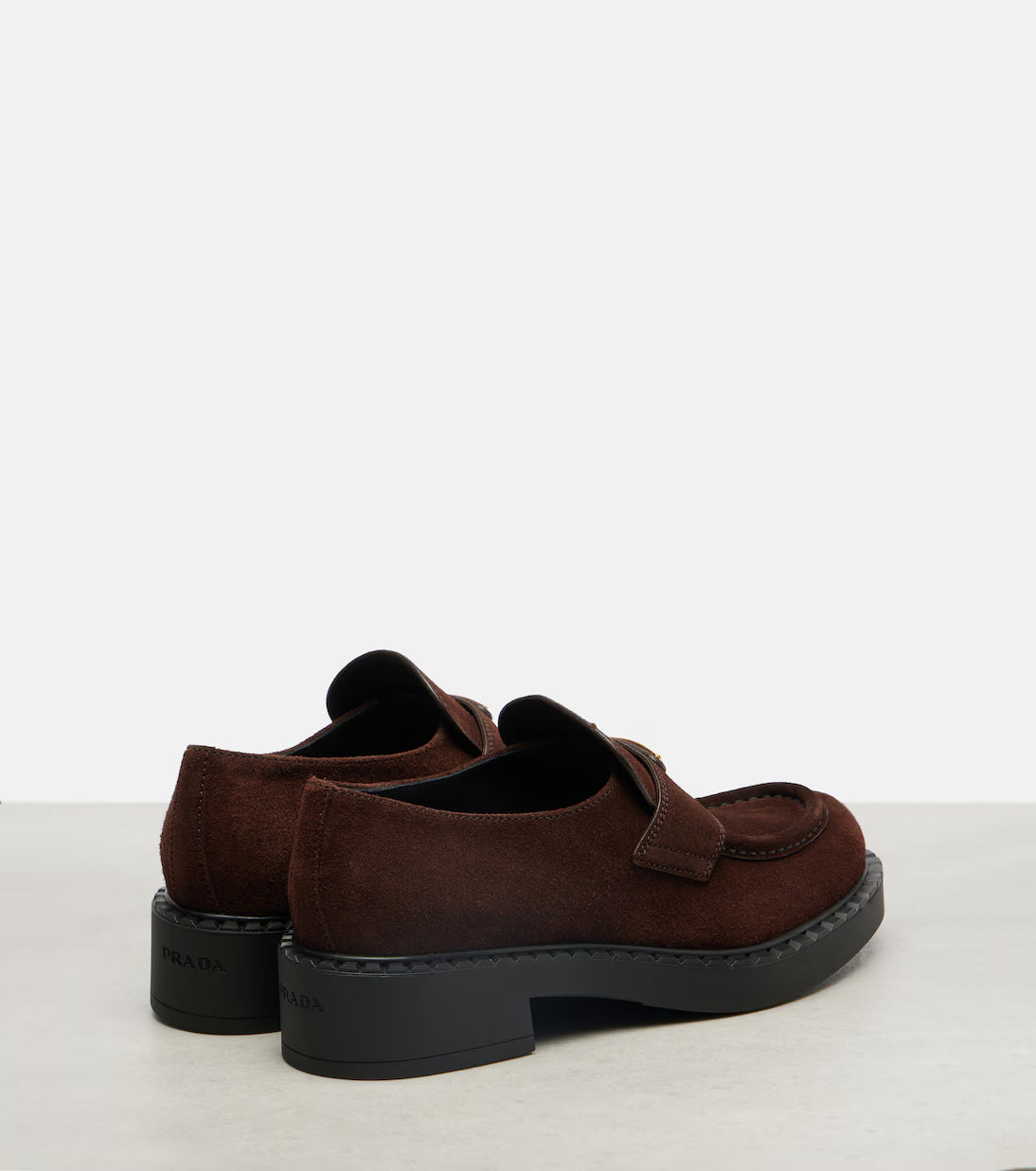 Chocolate Suede Loafers