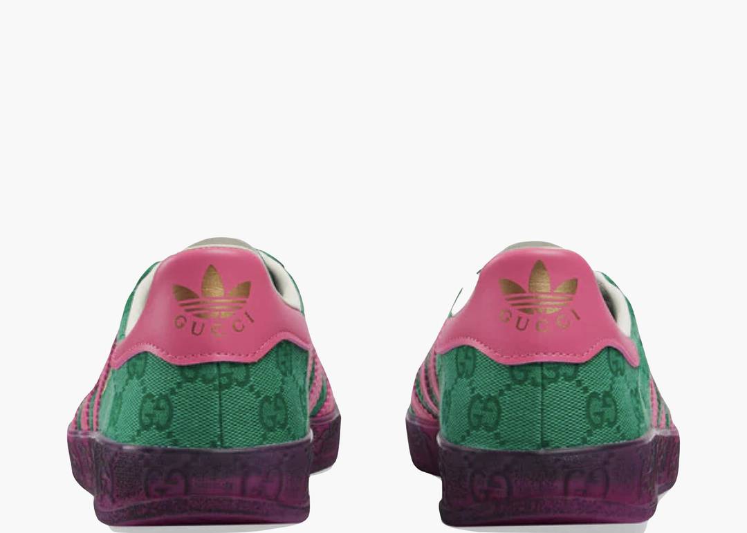 Gucci Gazelle 'Grünes GG-Monogramm'