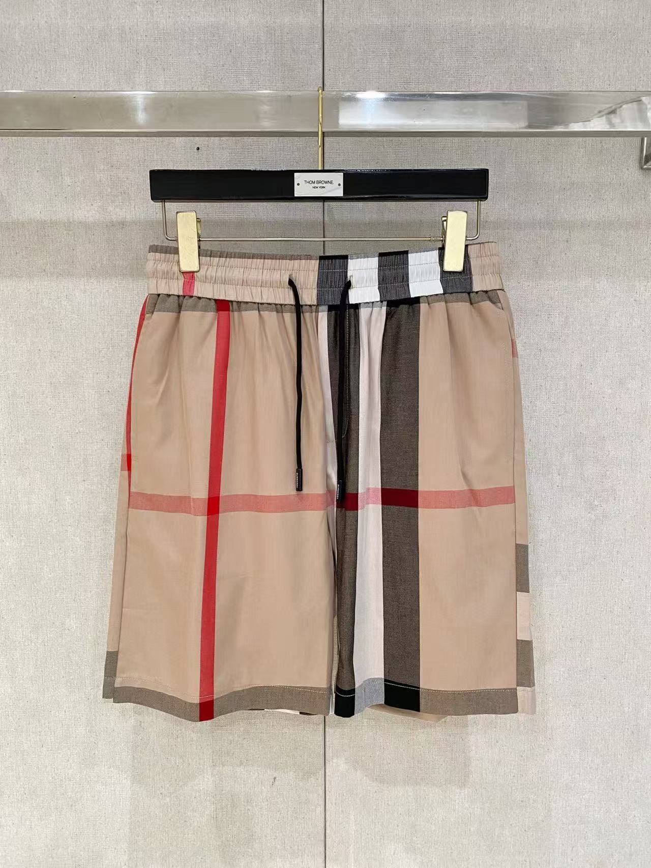 Costume da Bagno Stampa Iconica Check Beige