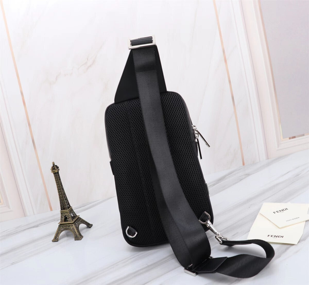 Borsa a tracolla FF Jacquard Multicolore