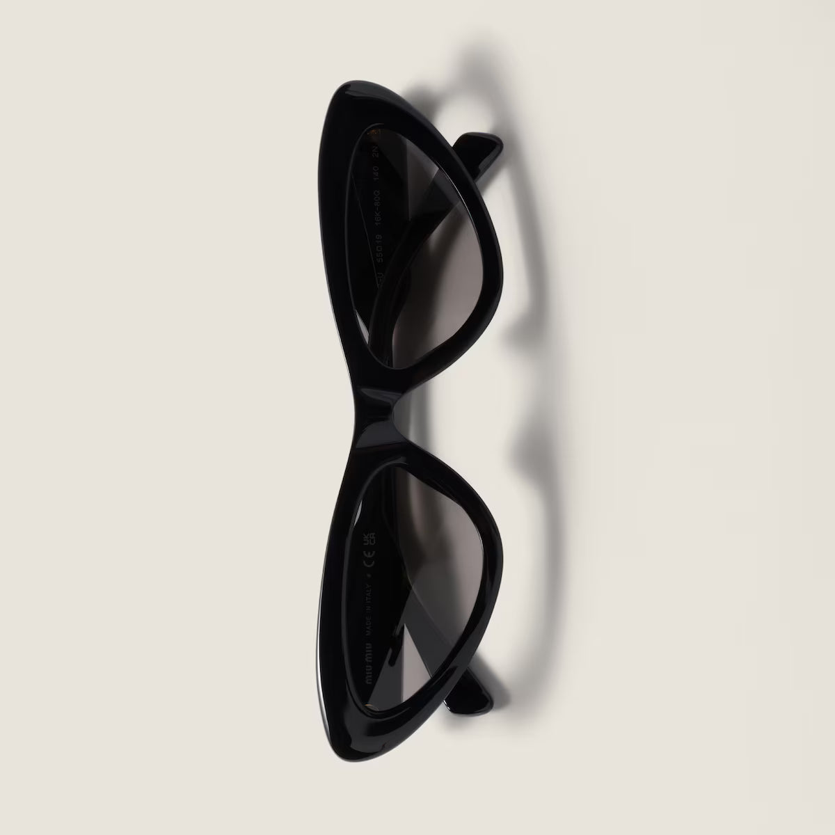 Cat Eye Sunglasses Grey Colored Lenses