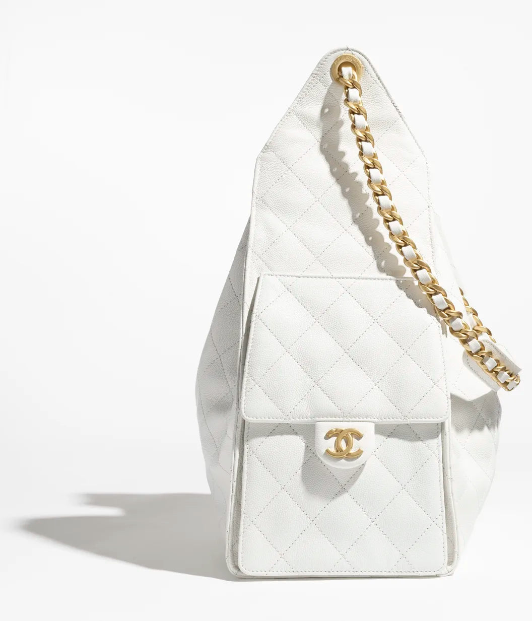 Borsa CHANEL 25 media bianco