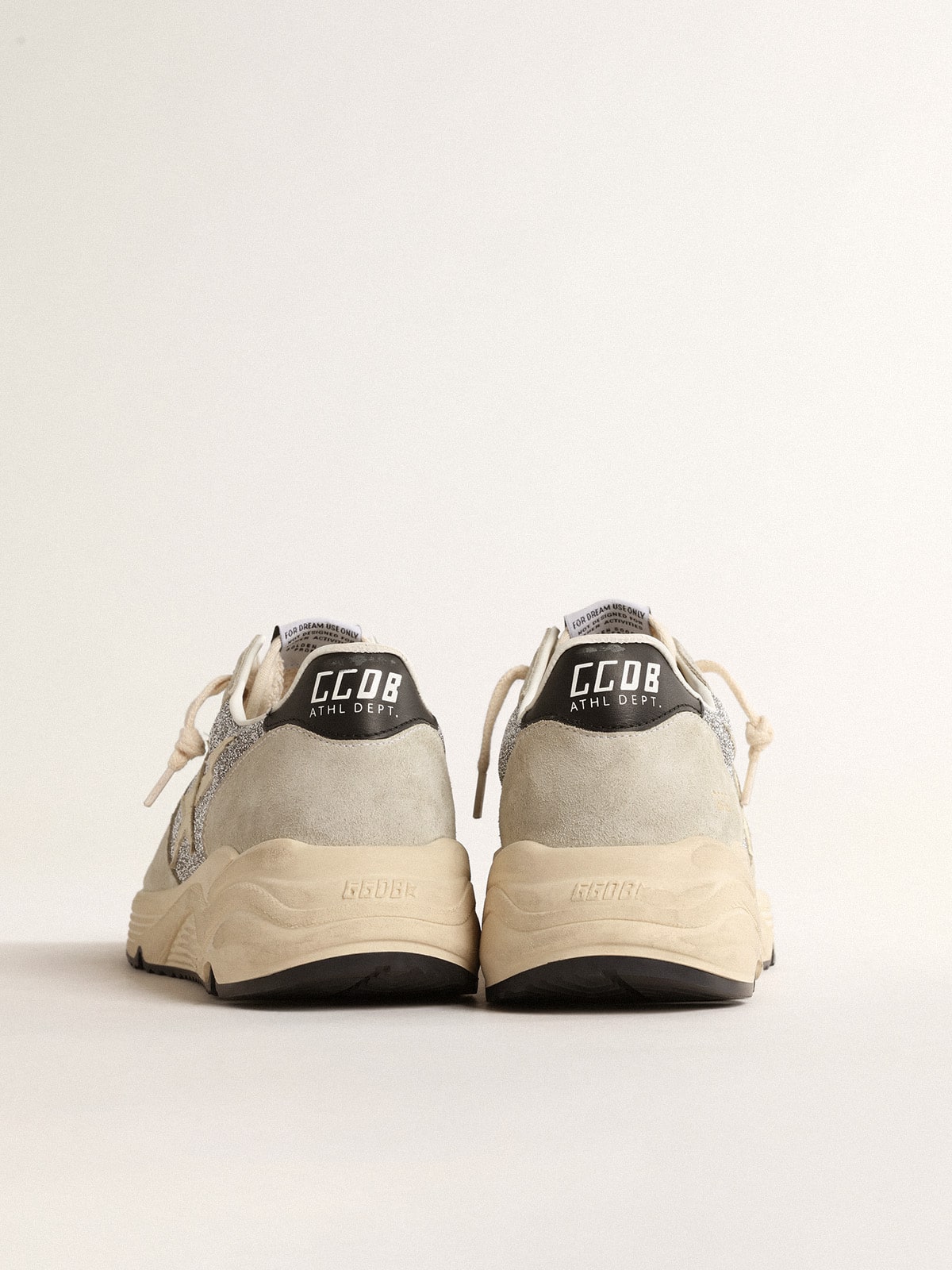 Running Sole impreziosita da cristalli Swarovski e stella avorio