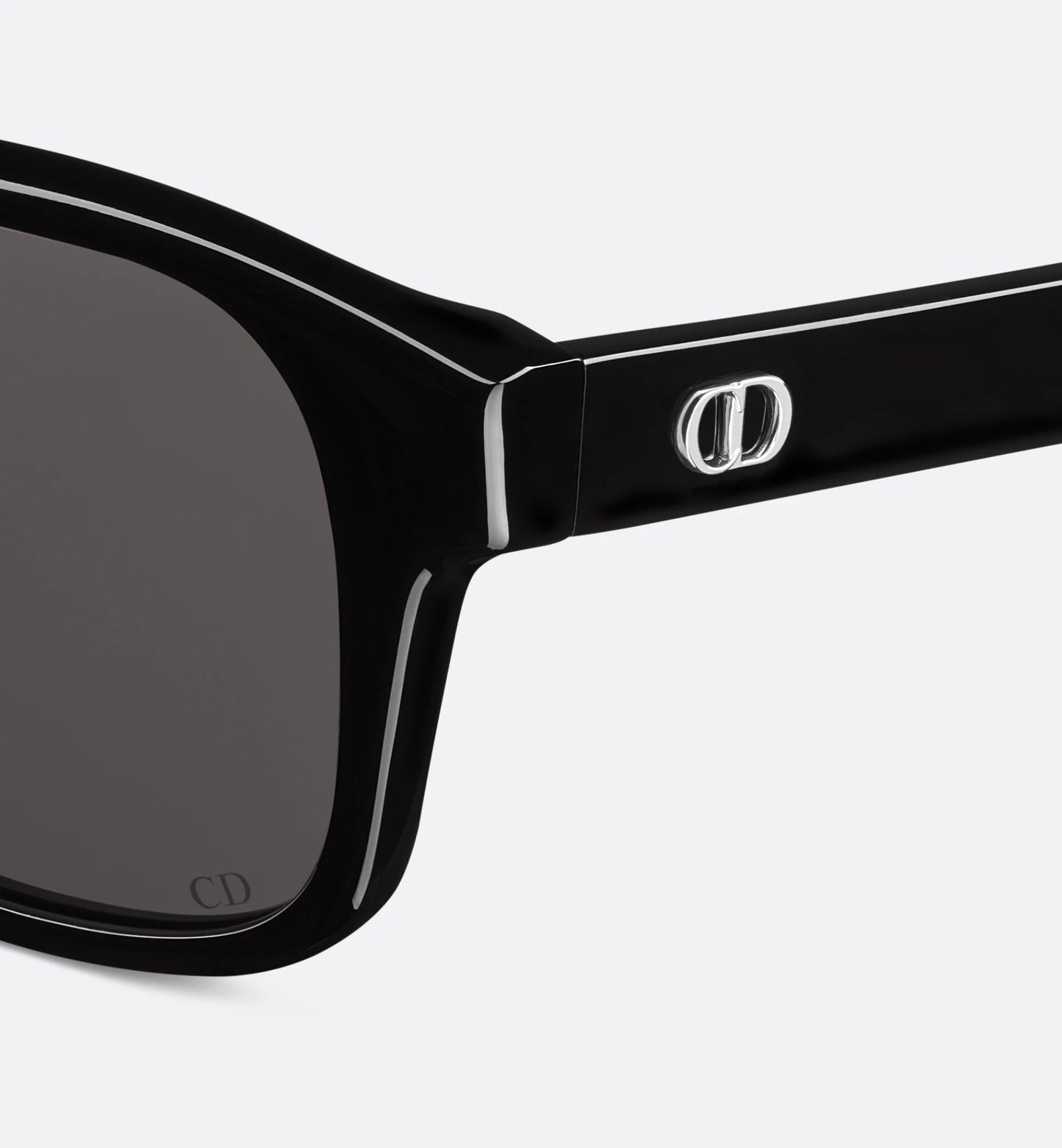 Men's Black Square CD Icon S4I Sunglasses