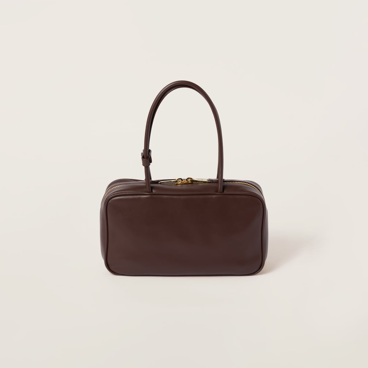 Beau medium brown leather bag