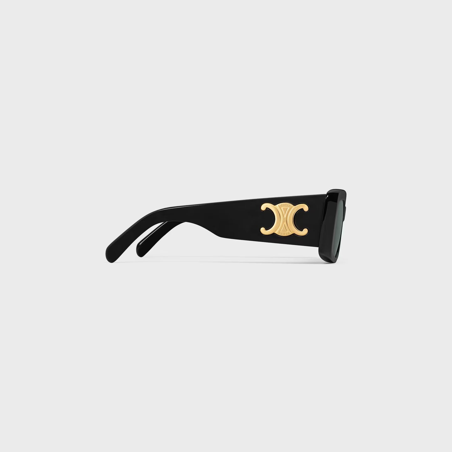 Occhiali da sole Triomphe XL 01 in acetato nero donna