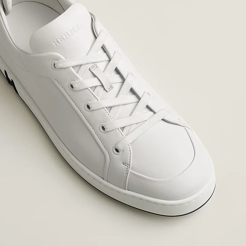 weiß/schwarzer Kinder-Sneaker