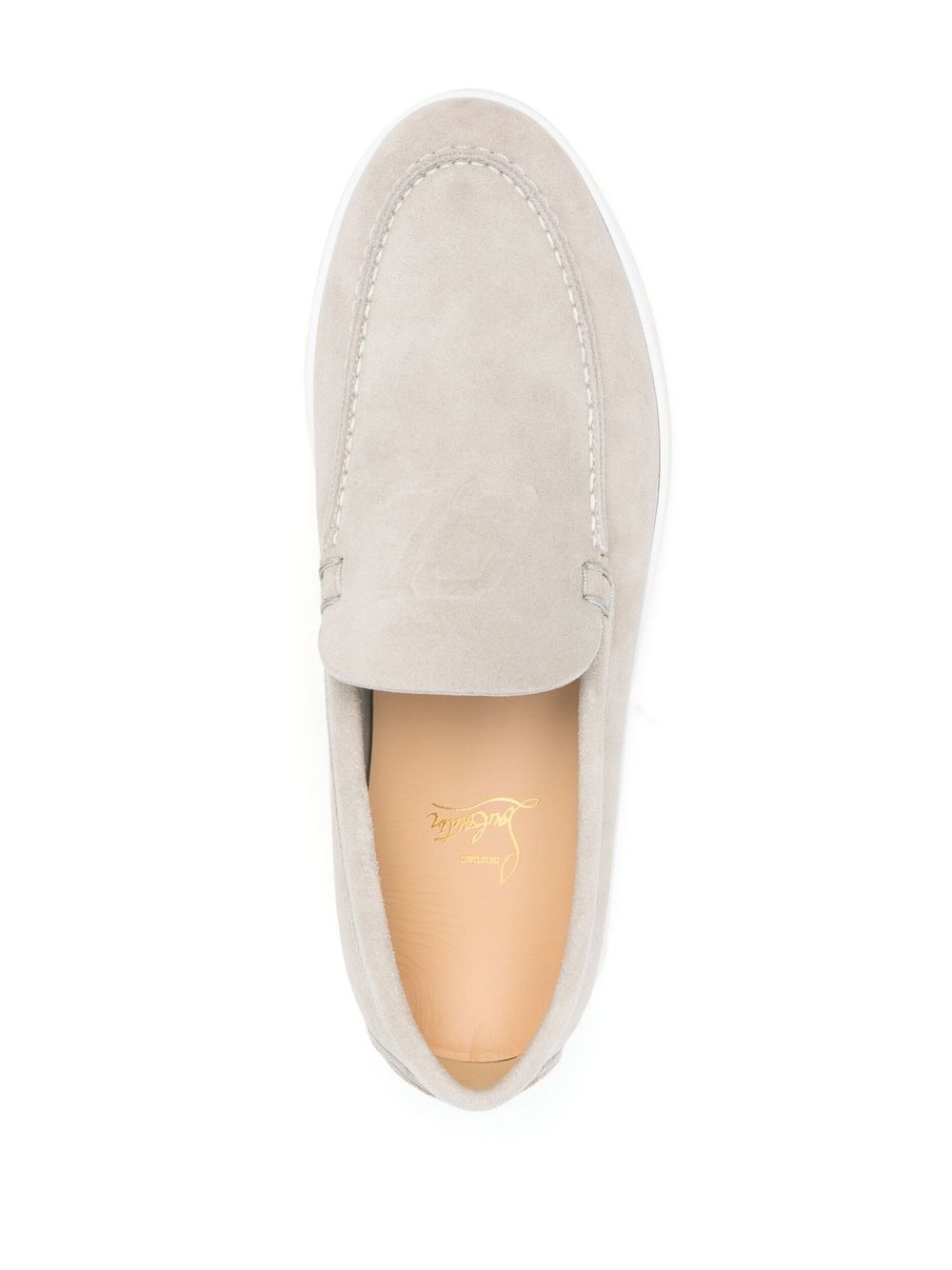 Scarpe da barca in pelle scamosciata Varsiboat beige