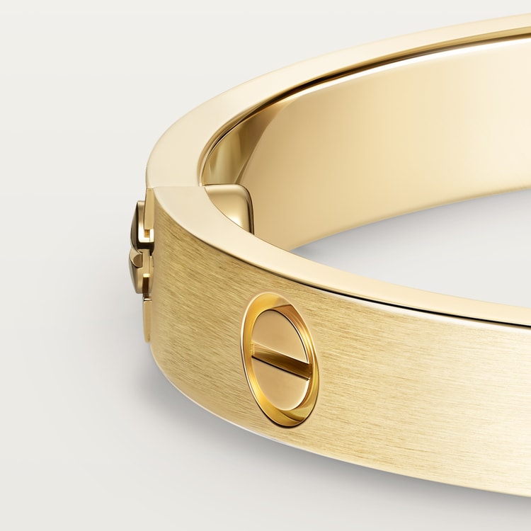LOVE bracelet classic model in brushed gold color