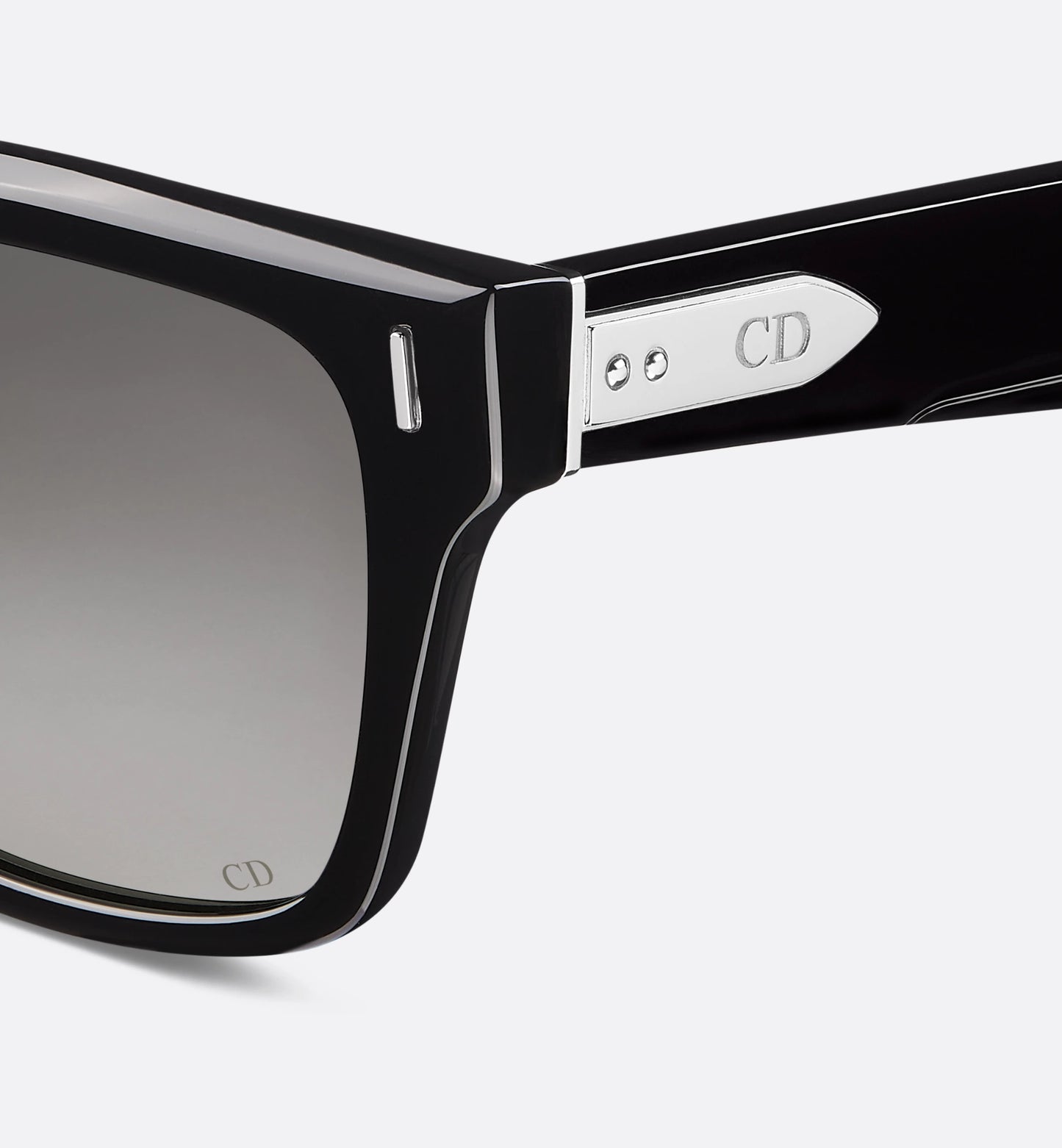 Tailoring S1I Men's Black Square Sunglasses