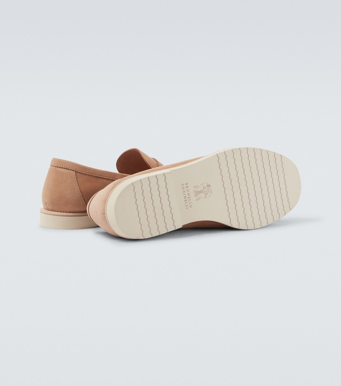 Siena brown suede Penny loafers