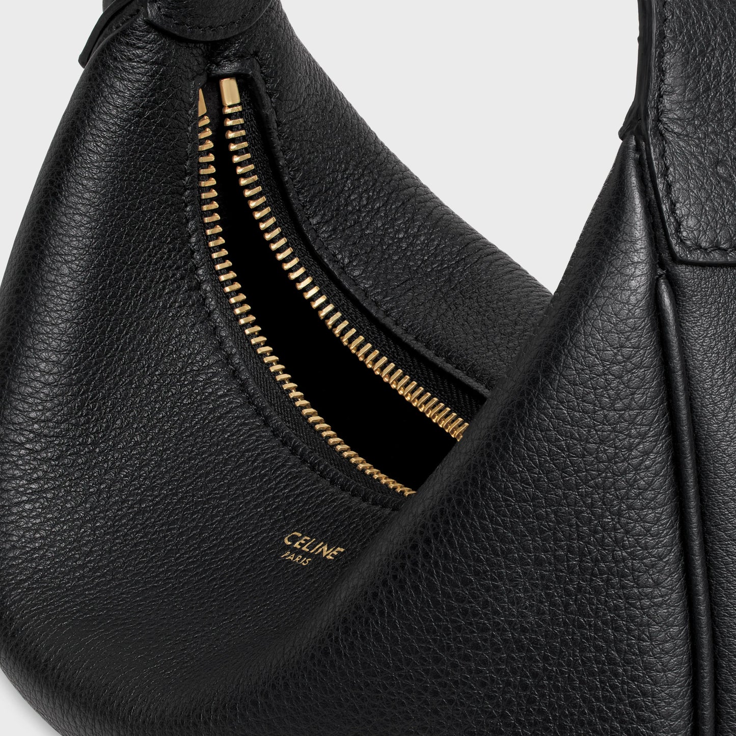 Borsa Lulu Teen in pelle di vitello granata nero