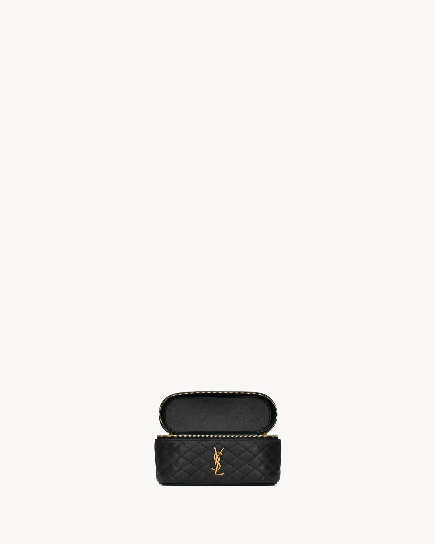 GABY VANITY Medium Black Leather Bag